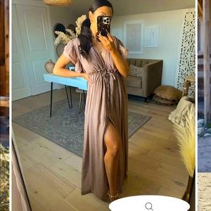 BNWT - VICI button down flowy maxi dress.